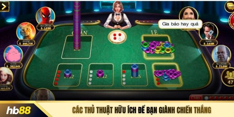 Các thủ thuật hữu ích để bạn giành chiến thắng